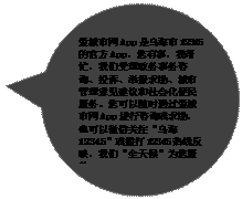 椭圆形标注: 爱城市网App是乌海市12345的官方App,您有事,我帮忙,我们受理政务事务咨询、?#31471;摺?#20030;报求助、城市管理意见建议和社会化便民服务。您可以随时通过爱城市网App进行咨询或求助,也可以微信关注“乌海12345”或拨打12345热线?#20174;常?#25105;们“全天候”为您服务。