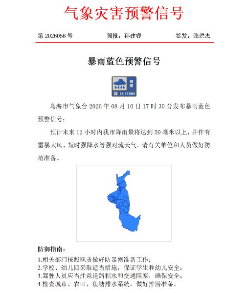预警